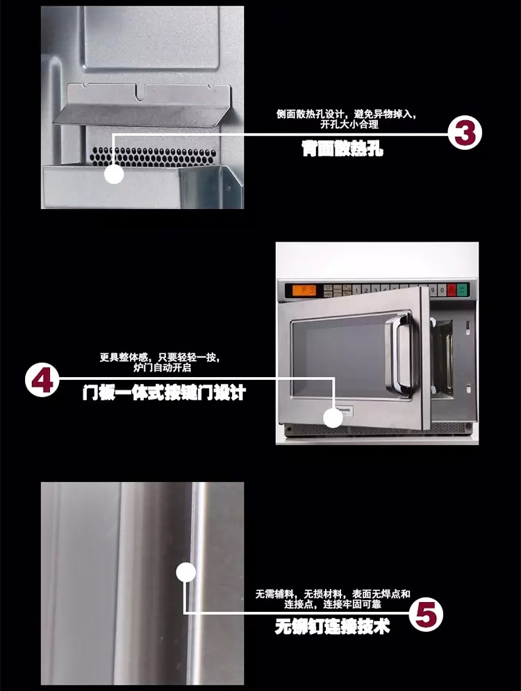 松下商用微波炉NE-1753原NE-1756升级款详细介绍