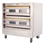 恒联二层四盘烤箱GL-4A   商用烤箱  不锈钢箱体