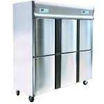 丽彩(LIZE)六门冰箱 丽彩冰箱 lize冰箱冷柜 丽彩六门不锈钢冰箱 制冷 -18℃低温冰箱 六门高身雪柜