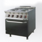 HECMAC/海克750电热四头炉连烤箱