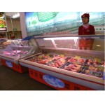 凯雪冷柜KX-2.5GZA  凯雪冷藏展示柜 2.5米冷鲜肉展示柜 熟食展示柜 超市展示柜【凯雪冷柜】【凯雪展示柜】