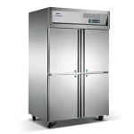 格林斯达四门冰箱D1.0AU4F 星星四门风冷冰箱 不锈钢四门冷冻柜