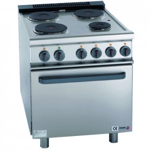 FAGOR CE-741 电热型四头炉连电焗炉 法格四头电煮食炉连烤箱