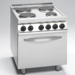 FAGOR CE-741 电热型四头炉连电焗炉 法格四头电煮食炉连烤箱