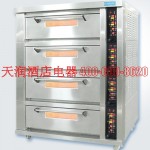 新麦电烤炉SK-634T 新麦T型烤箱 不锈钢门 四层十二盘电烤箱