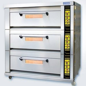新麦SM-803F燃气烤箱 三层十二盘烤箱