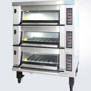 新麦MB-823三层六盘烤箱 燃气烤箱 　