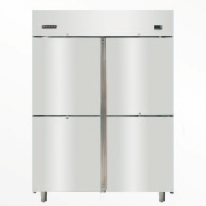 久景SRCP-140不锈钢四门冰箱 风冷冷藏冰箱