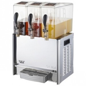 科凯果汁机LRYJ10LX3  三缸搅拌喷淋式冷热饮机