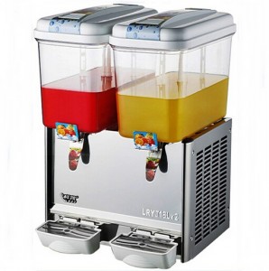 科凯双缸果汁机LRYP18LX2  双缸冷热饮机