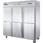 君诺JN-GZ1.6L6C-B六门双温冰箱 不锈钢立式六门双温冷柜