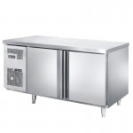 君诺JN-D0.3L2B平台冷冻柜 商用二门冰箱 操作台冷柜