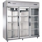 君诺JN-G1.8L3FTB三门冷藏展示柜  玻璃门冷藏展示柜 食品保鲜展示柜
