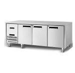 海德立LTA3U-XDDD三门风冷平台雪柜 海德立冰箱 海德立低温平台冷柜 冷冻工作台