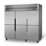海德立DA-W1.6六门双温风冷立柜 六门冷冻柜 高身雪柜 六门双温冰箱