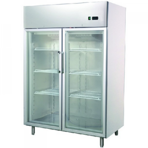卡姆尼GNF1400L2G双大门风冷陈列柜 双门冷冻展示柜