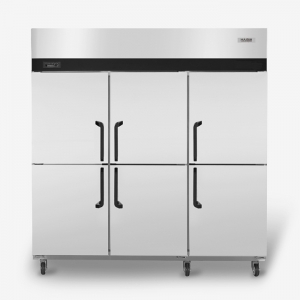 海德立DB-W1.6六门双温直冷立柜 六门冷柜 高身雪柜 六门双温冰箱