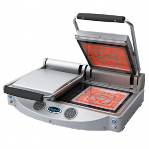 意大利UNOX 透明板面双头三文治烤炉XP020ET/XP020PT   进口三文治机