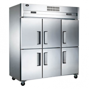 君诺六门双温冰箱LZ150C4D2   商用六门双温冰箱