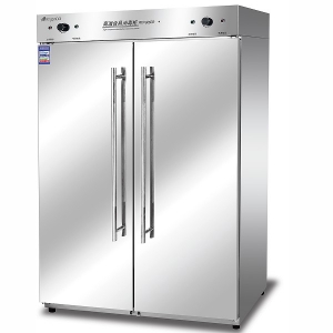 康煜RTP-800D(2)高温消毒柜 不锈钢双门消毒柜 商用餐具消毒柜