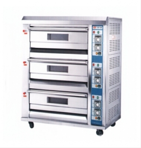红菱电烤炉XYF-3HP-B2N 商用电烤箱 三层六盘电烤箱 全不锈钢电脑控制