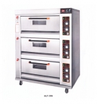 红菱燃气烤炉HLY-306D-N 三层六盘豪华型燃气烤炉 商用燃气烤箱 电脑版烤箱