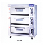 红菱燃气烤炉HLT-306 商用天燃气烤箱 三层六盘燃气烤炉