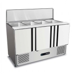 Coolmes冰立方三门沙拉柜S903 自助餐沙拉冷藏展示柜