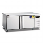 美厨二门平台冰箱WBR15 不锈钢二门冰箱 平冷操作台冰箱 平台雪柜