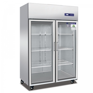 奥斯特TS1.0G2大二门冷藏展示柜 酒水饮料冷藏冰箱 蔬果冷藏展示柜  冷藏展示冰箱