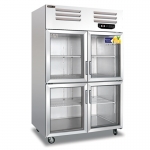 美厨四门冷藏保鲜展示柜 商用四玻璃门保鲜陈列柜BS1.0G4