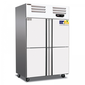 美厨四门冷冻柜EF4 不锈钢四门冰箱 四门全冷冻冷柜