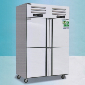 美厨四门双温冰箱ERF4  商用不锈钢四门冰箱