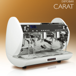 EXPOBAR Carat 2 Gr Display TS 双头半自动意式咖啡机 (自动奶泡/白色)