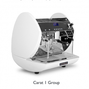 EXPOBAR Carat 1 Gr Display TS 单头半自动意式咖啡机 (自动奶泡/白色)