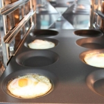 蒸烤箱煎鸡蛋烤盘 GN1/1不粘烤盘 八孔煎蛋烤盘 多功能煎烤盘