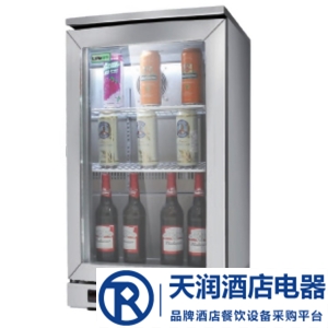 绿零单门冷藏展示柜SGB-108LF 吧台冷藏展示柜 单门吧台冰箱