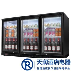 绿零吧台柜SHB-350L3F 三门酒水饮料展示柜