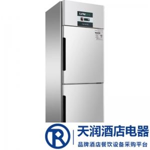 绿零二门风冷冰箱SBC-0.5L2F 不锈钢二门冷藏柜