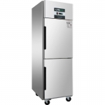 绿零二门冷冻柜SBC-0.5L2FD 上下门单温风冷冷冻冰箱