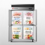 银都四门冰箱JBL0542商用四开门双机双温冷柜酒店餐饮厨房用冷藏冷冻柜