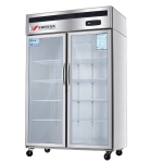银都大二门冰箱JBL0623 二玻璃门展示冷藏柜 饮料冷藏展示柜 蔬菜展示柜 点菜柜