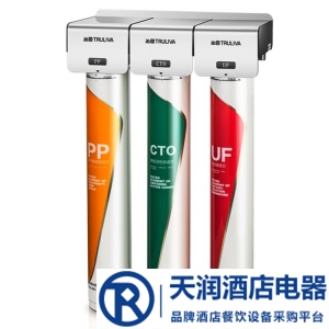 沁园商用净水器QS-U3-BK300-20 三头净水机 精滤滤芯