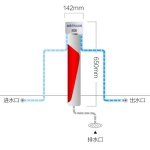 沁园单头净水器QS-U1-BK300-20 生饮水净水机  精滤净水器