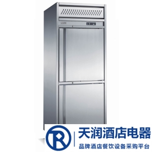 LIZE二门冰箱 高身二门冷冻柜 风冷无霜不锈钢冷柜