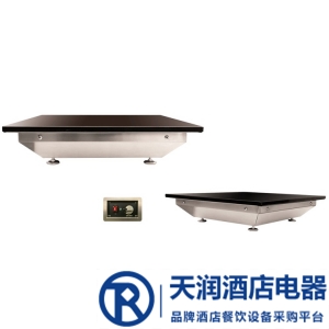 GROWIT嵌入式黑玻璃保温板HBRB-1515 布菲炉保温板 自助餐保温板 可控温电热玻璃保温板