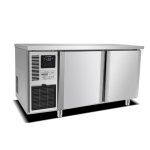 LVNI绿零二门平台冷冻柜TG0.2L2FD 商用工作台冰箱 风冷无霜冷冻工柜