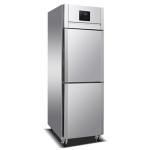 LVNI绿零二门高身冷藏柜TG-0.5L12F风冷无霜冷藏冰箱 上下门冷柜