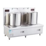 佳百年电磁双头煲汤炉SPTL5002/6002-15D 商用电磁煲汤炉 大功率电磁煲汤灶