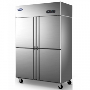 银都标准款四门单温BBL0541冰箱    商用四门铜管冰箱    厨房冷柜
